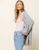 WEST OF MELROSE Take Knit Easy Balloon Sleeve Womens Cardigan image number 2