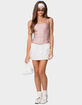 EDIKTED Crinkle Cargo Mini Skirt image number 2