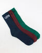 VANS 3 Pairs Classic Assorted Mens Crew Socks image number 1