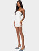 EDIKTED Strapless Ruffled Mini Dress image number 4