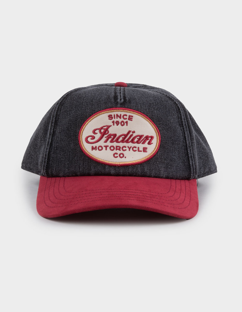 AMERICAN NEEDLE Indian Motorcycle Snapback Hat image number 1