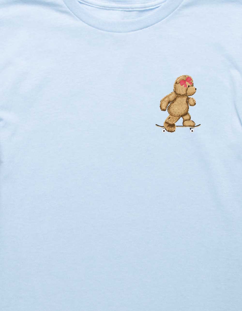 SKATE Bow Bear Unisex Kids Tee LIGHT BLUE Tillys