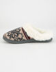 MUK LUKS Star Snowflake Womens Slippers image number 3