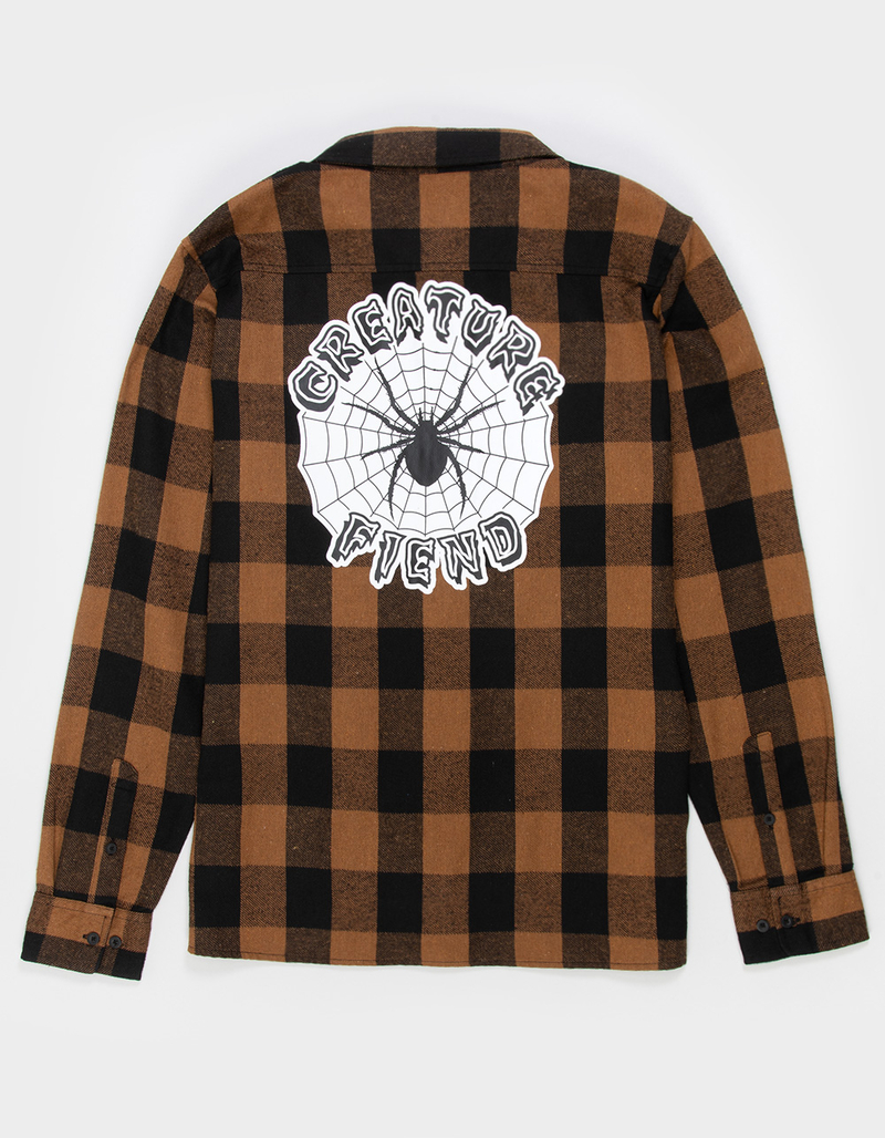 CREATURE Web Mens Flannel image number 0