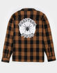 CREATURE Web Mens Flannel image number 1