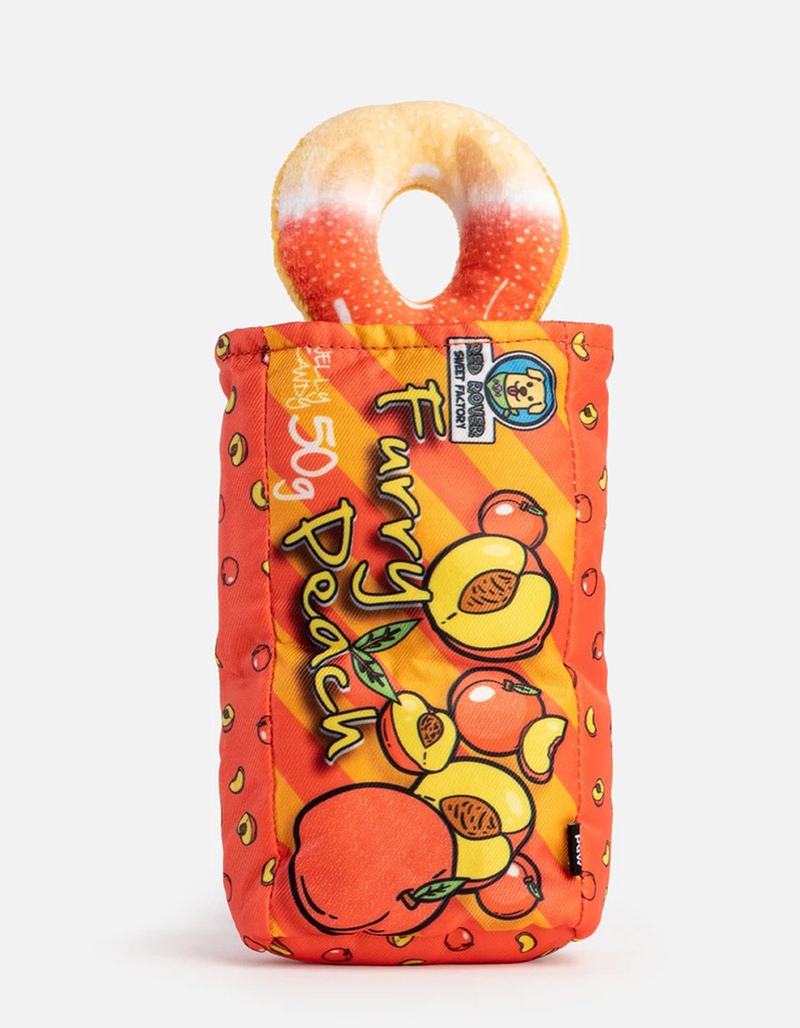 SILVER PAW Furry Peach Dog Play Toy image number 2