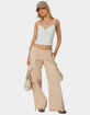 EDIKTED Gila Lace Trim Tank Top image number 2