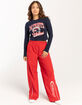 NFL New England Patriots Womens Long Sleeve Baby Tee image number 2