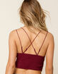 FREE PEOPLE Ilektra Burgundy Bralette image number 3