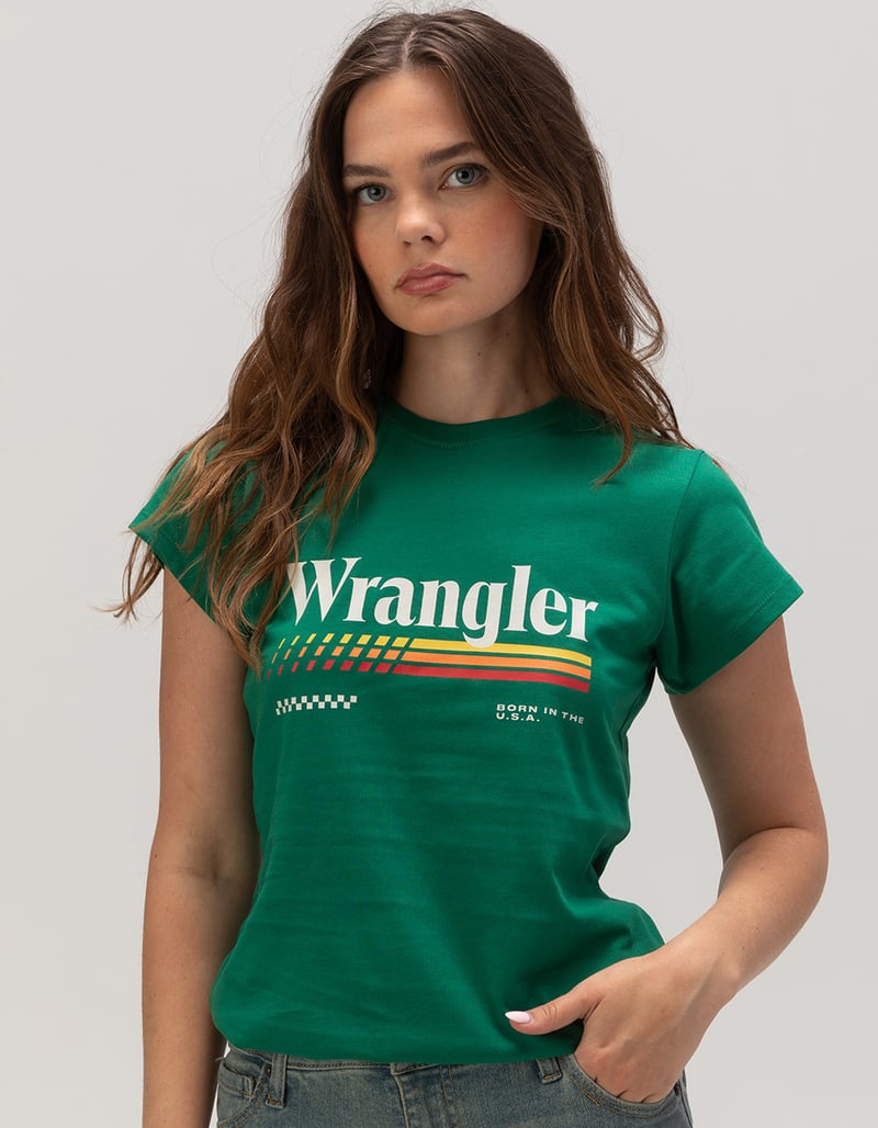 WRANGLER Band Shrunken Womens Tee image number 1