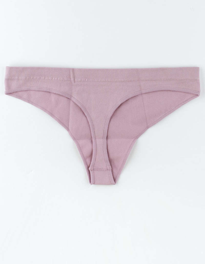 FULL TILT Seamless Lavender Thong image number 1