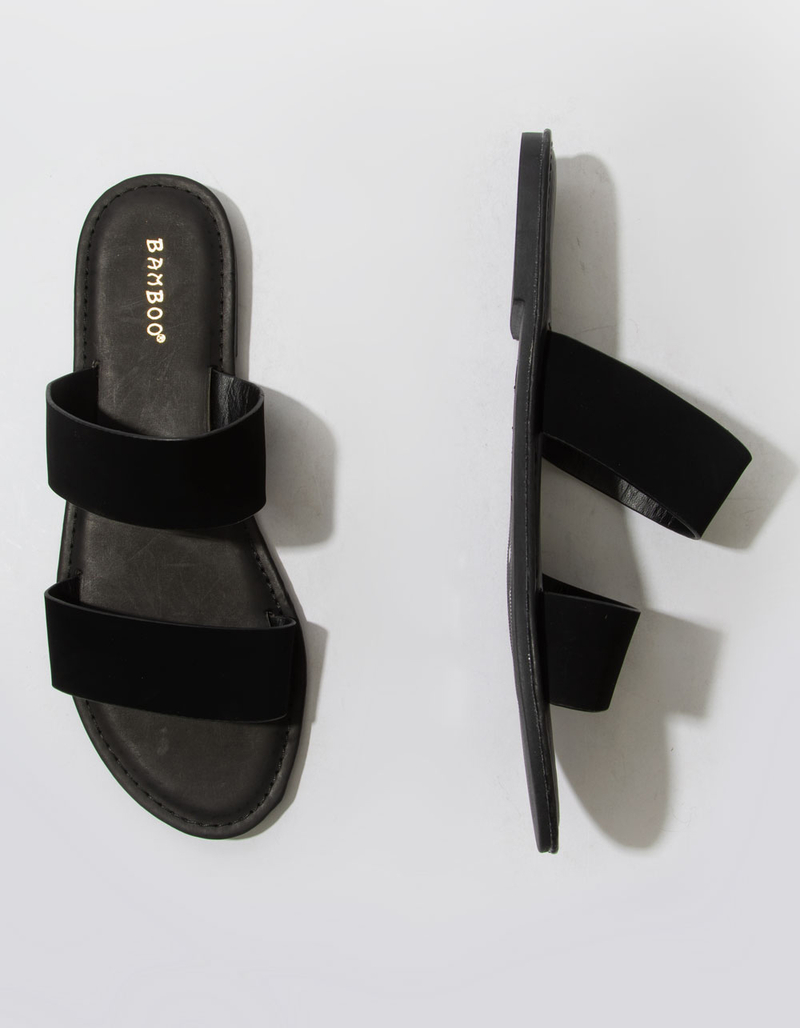 BAMBOO Double Strap Womens Sandals image number 4