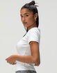 RHYTHM Hibiscus Womens Baby Tee image number 3
