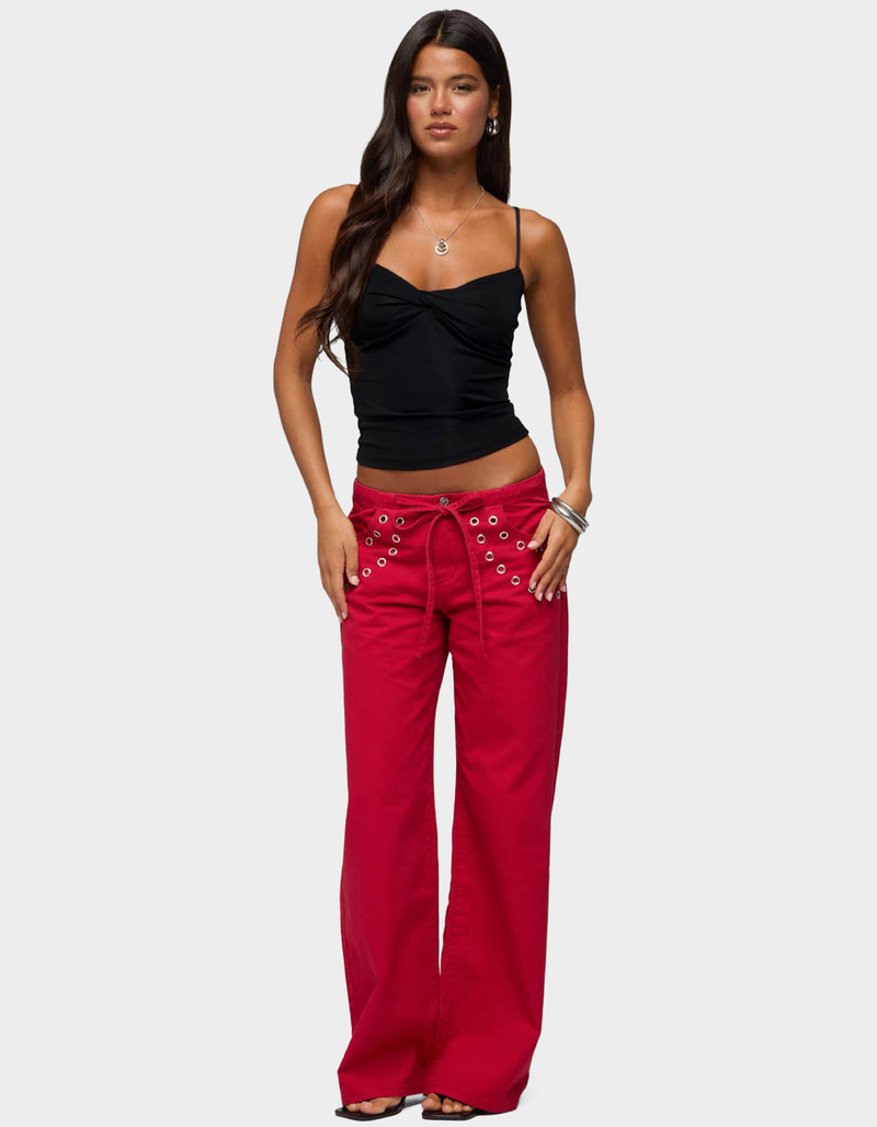 EDIKTED Pyper Twisted Tank Top image number 3