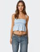 EDIKTED Millie Scrunch Tank Top image number 1