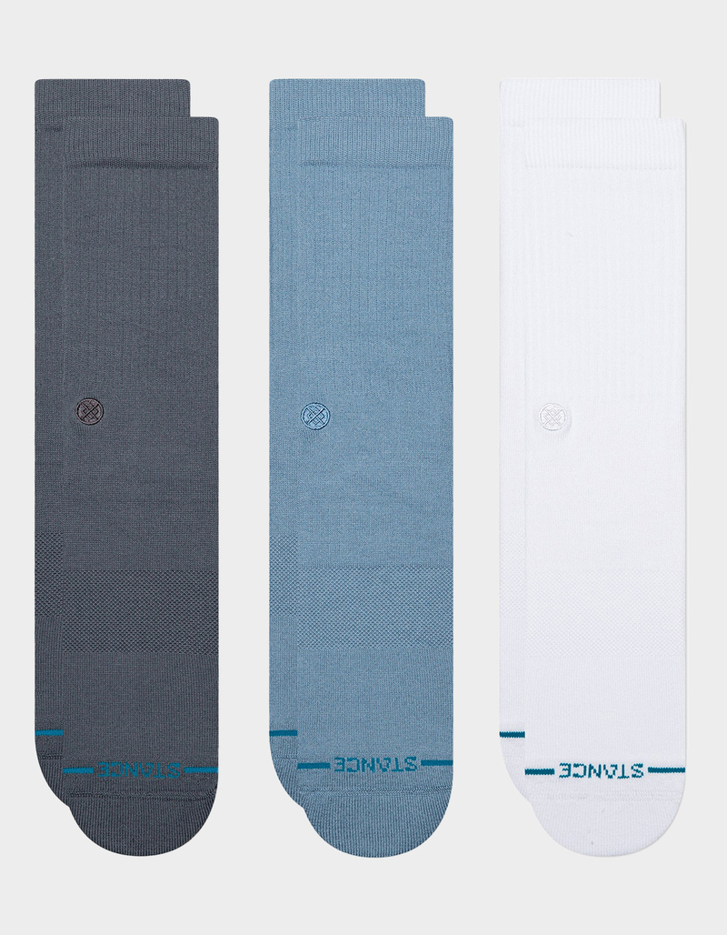 STANCE Icon 3 Pack Mens Crew Socks image number 0