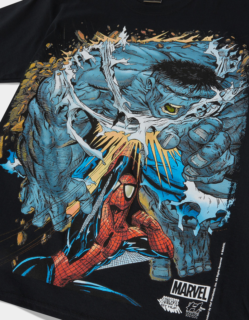 HUF x Marvel Hulk Battle Mens Tee image number 2
