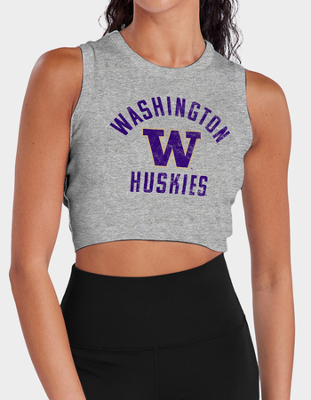 THE UNIVERSITY OF WASHINGTON Womens Cropped Tank Top Primary Image