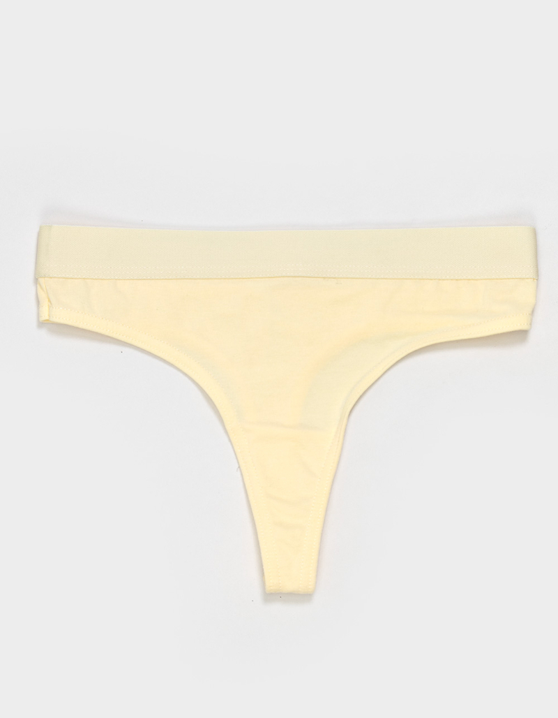 FULL TILT Waistband Cotton Thong image number 0
