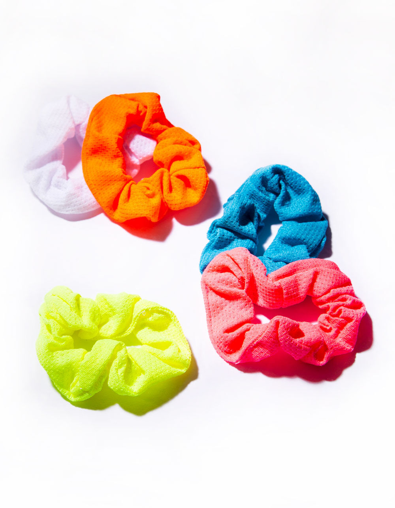 FULL TILT 5 Pack Bright Neon Scrunchies image number 0