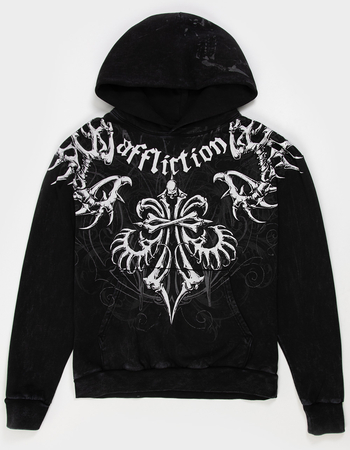 AFFLICTION Skeleton Mens Hoodie Primary Image