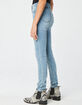 RSQ Super High Rise Ripped Girls Medium Wash Jeggings image number 3