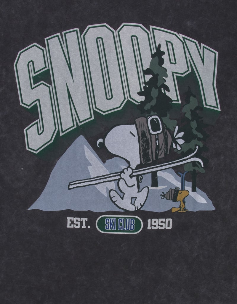 RSQ x Peanuts Snoopy Ski Mens Boxy Tee image number 2