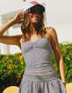 FULL TILT Womens Stripe Halter Top image number 1