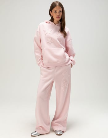 FULL TILT Star Applique Womens Hoodie Alternative Image