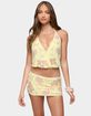 EDIKTED Mena Beaded Floral Backless Top image number 1
