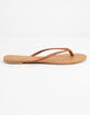 WILD DIVA Braid Tan Womens Sandals image number 3