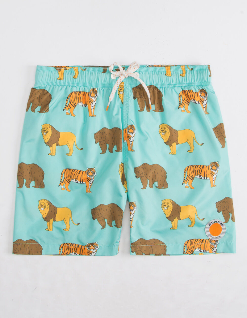 AMBSN Kings Boys Swim Trunks image number 0