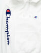 CHAMPION Flock Sleeve White Mens Hoodie image number 2