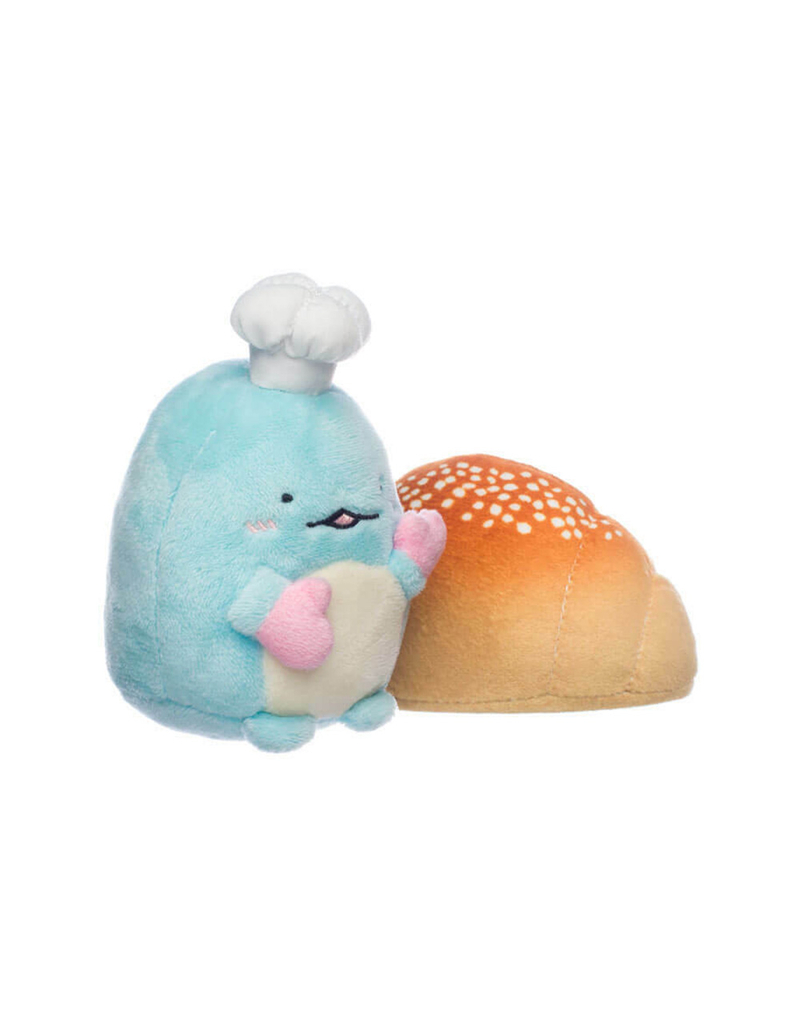 SUMIKKO GURASHI San-X Original Tokage with Bread Plush Toy image number 1