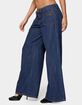 EDIKTED Jimena Low Rise Wide Leg Jeans image number 2