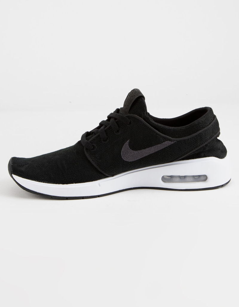 NIKE SB Stefan Janoski Max 2 Black & White Mens Shoes image number 3