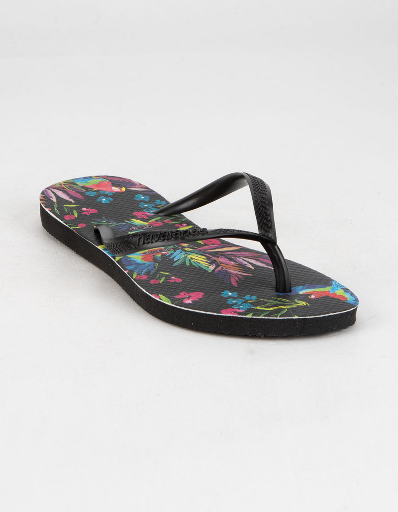 HAVAIANAS Slim Tropical Floral Womens Sandals image number 0