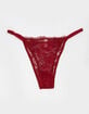 FULL TILT Floral Allover Lace Cheeky Panties image number 2