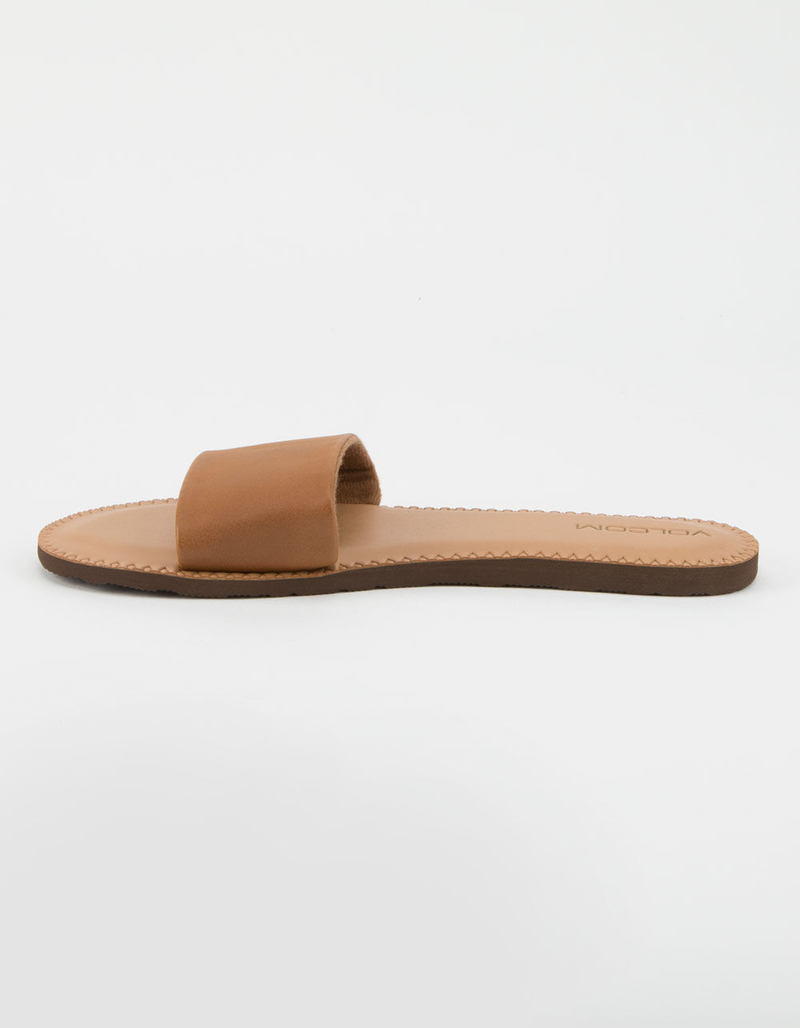 VOLCOM Simple Slide Tan Womens Sandals image number 2