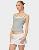 EDIKTED Lilian Layered Striped Tank Top image number 5