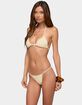EDIKTED Evana Bead Triangle Bikini Top image number 1