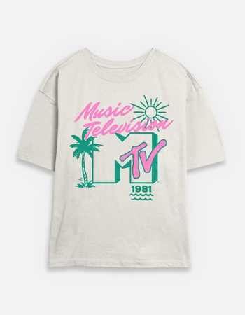 MTV Retro Summer Womens Skimmer Tee Primary Image