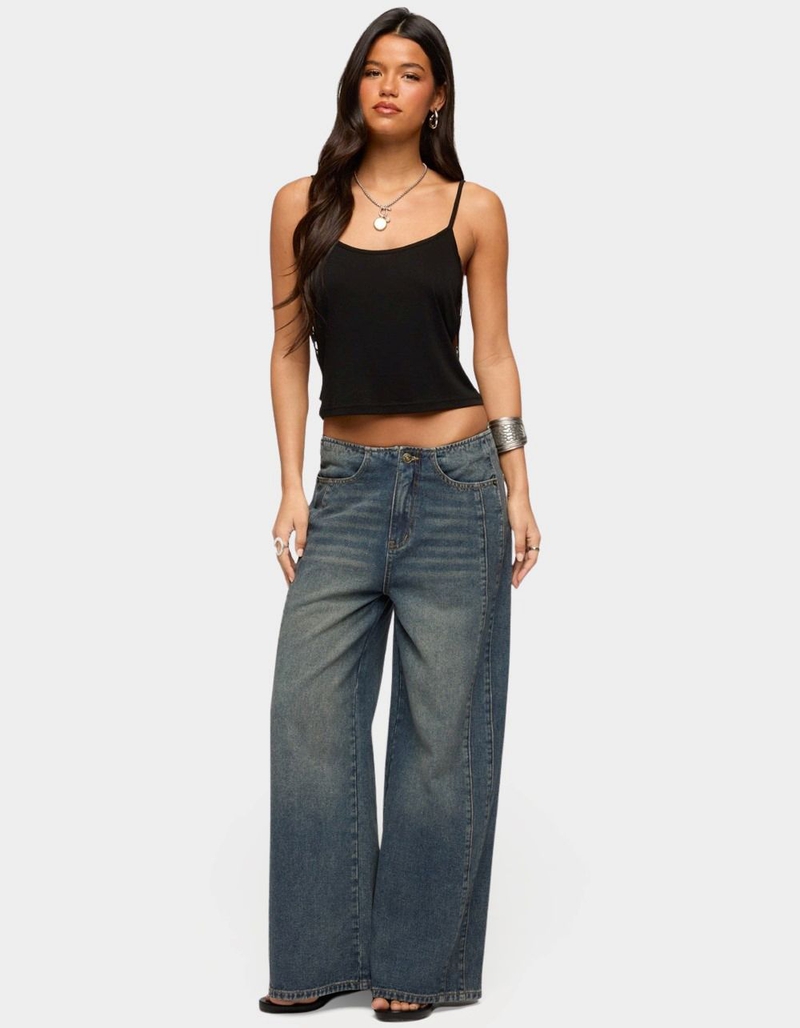 EDIKTED Donia Cutout Beaded String Tank Top image number 3