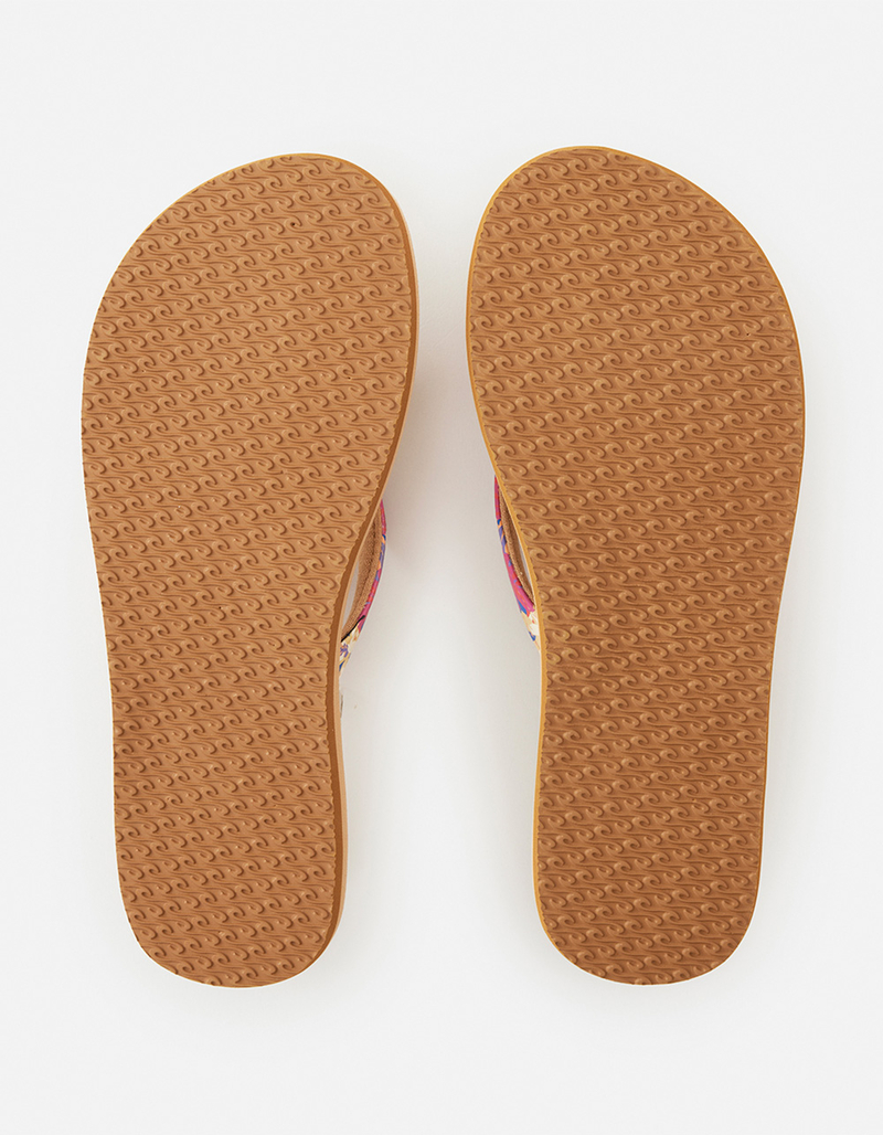RIP CURL Freedom Bloom Open Toe Womens Flip Flops image number 1