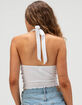 RSQ Womens Pointelle Halter Top image number 4