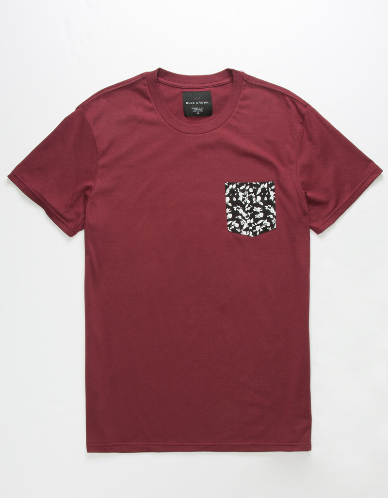 BLUE CROWN Vined Mens Pocket Tee image number 0