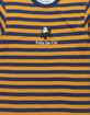 NEON RIOT Felix Wink Navy Stripe Mens T-Shirt image number 2