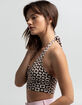 RSQ Womens Print Halter Top image number 2
