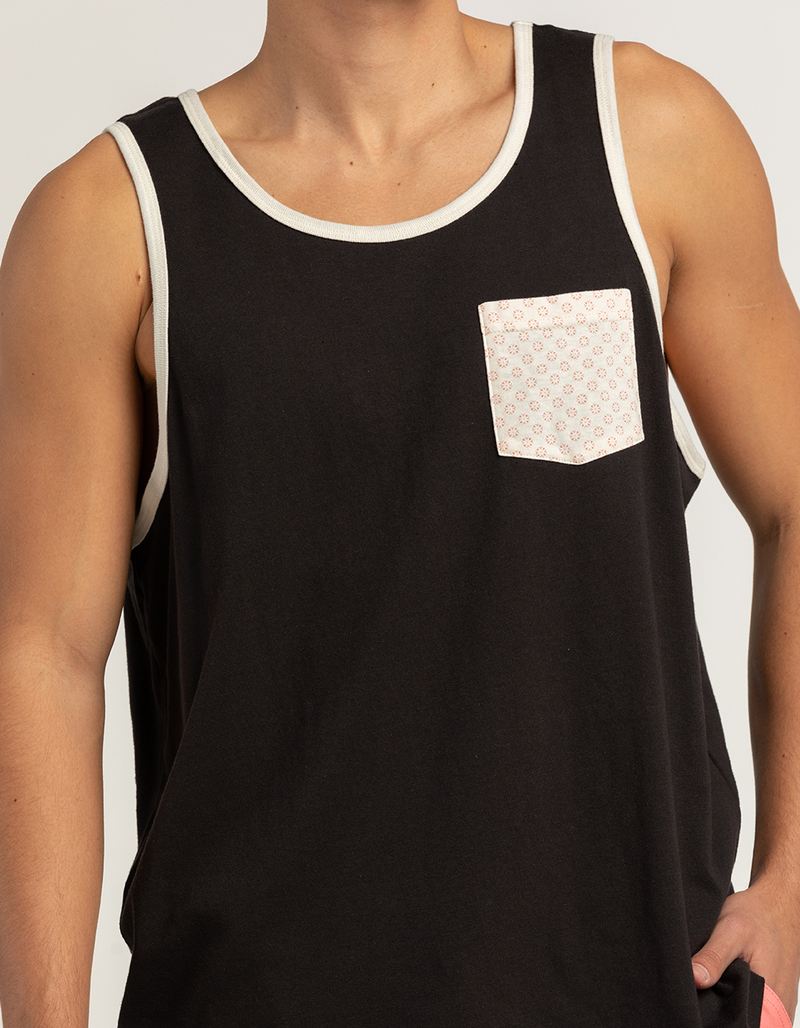 BLUE CROWN Mens Printed Pocket Tank Top image number 1