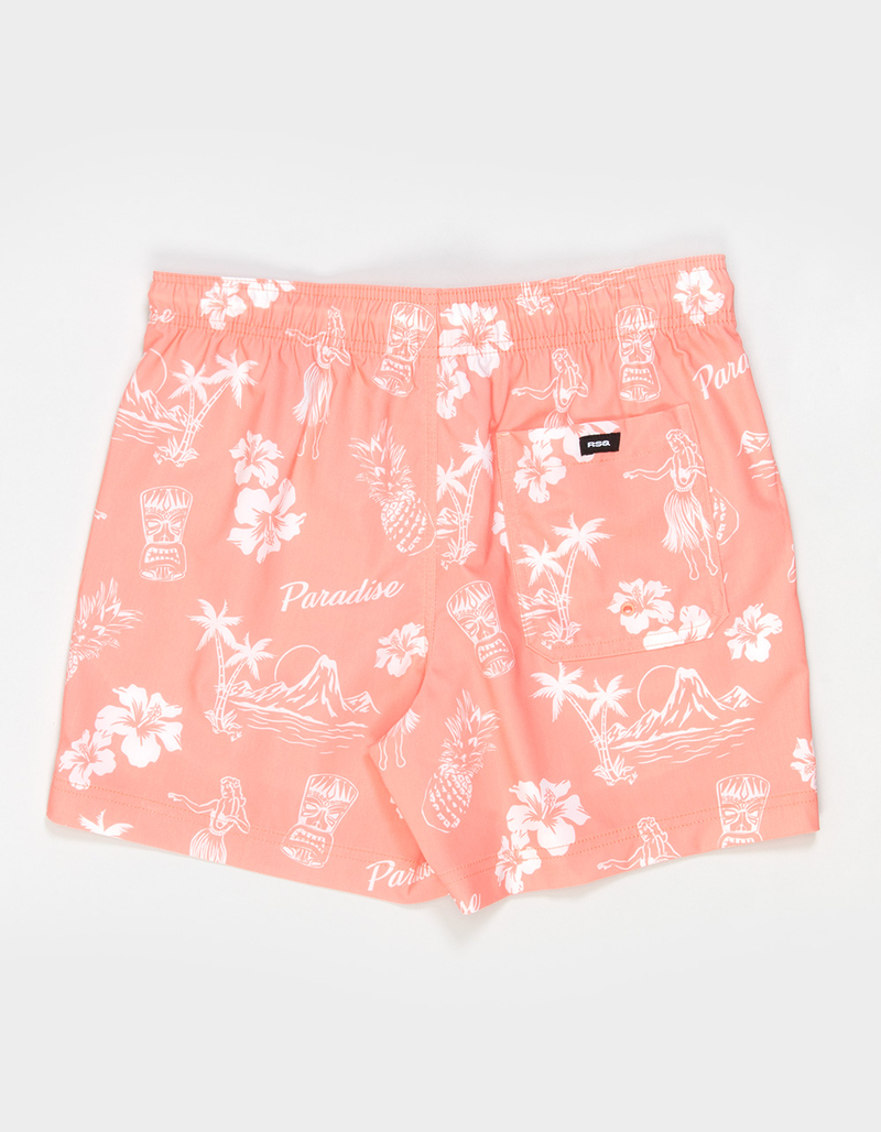 RSQ Mens Paradise 5" Swim Shorts image number 1